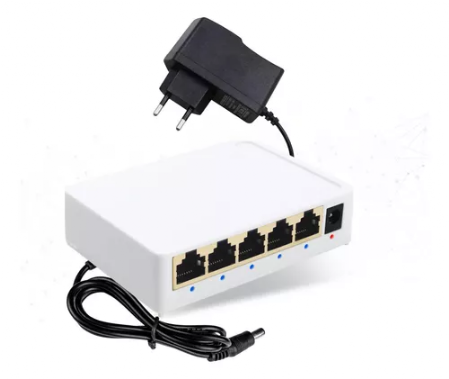 Switch de 5 Portas Knup - Conecte-se com Velocidade e Facilidade!